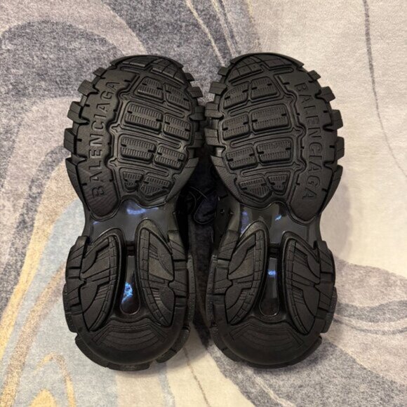 Balenciaga Track Sneaker Triple Black Mens Size 12 - Picture 7 of 7
